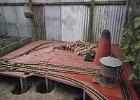 P1010003  Aufbau eines Sagewerk Areals / building of a SAWMILL AREA